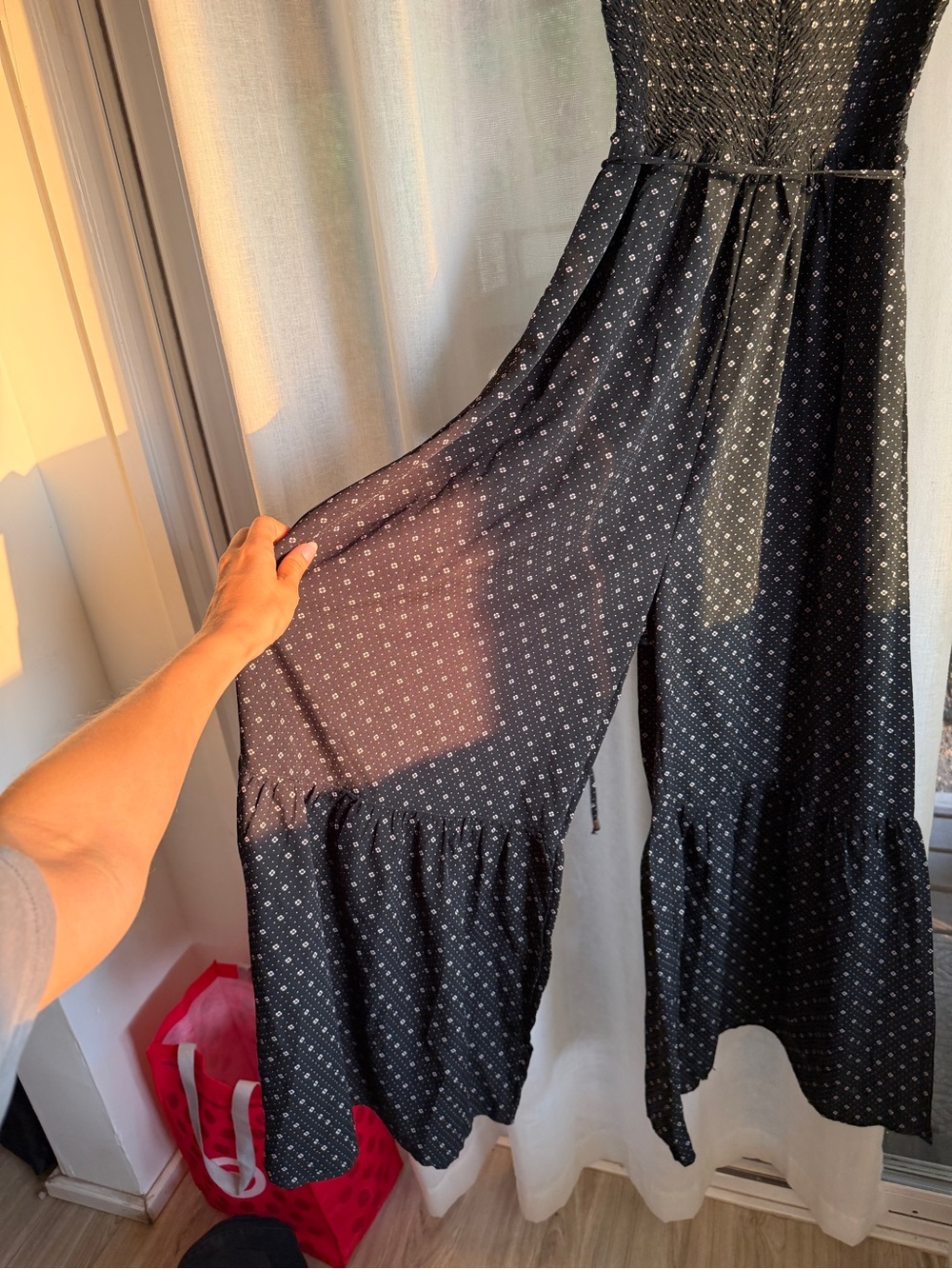Anthropologie Bell Bottom Jumpsuit | Bishop + Young | Size M